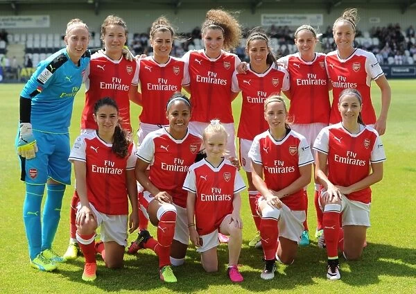 Arsenal Ladies. Arsenal Ladies 2: 0 Notts County. WSL Divison One. Meadow Park. Borehamwood