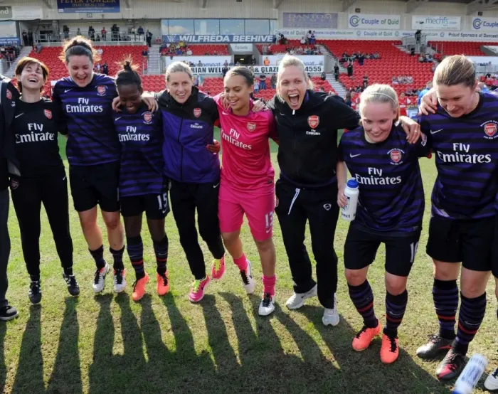 Framed Print : Arsenal Ladies Celebrate FA Women's Cup Victory over Bristol Academy Framed Print : Arsenal Ladies Celebrate FA Women's Cup Victory over Bristol Academy