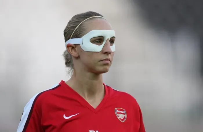 Framed Print : Arsenal Ladies Faye White Scores Historic 9-Goal Haul in UEFA Champions League: Crushing POAK Thessaloniki 9-0