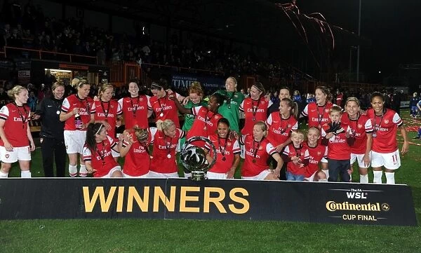 Arsenal Ladies FC Celebrate FA WSL Continental Cup Triumph over Birmingham City Ladies FC