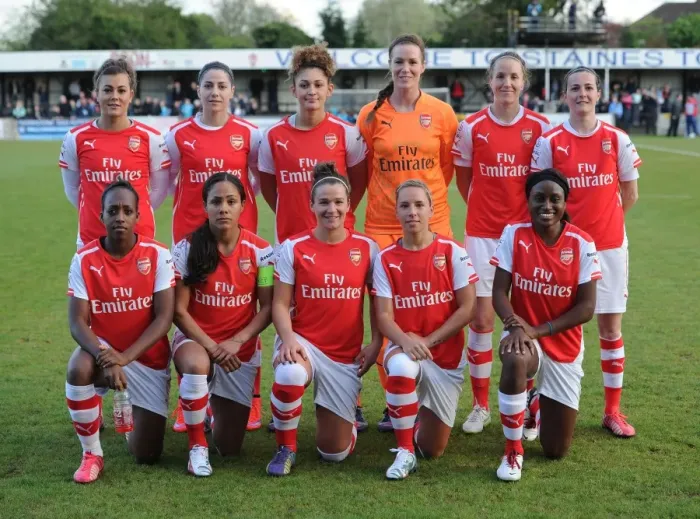 Framed Print : Arsenal Ladies Gearing Up for WSL Showdown Against Chelsea Ladies