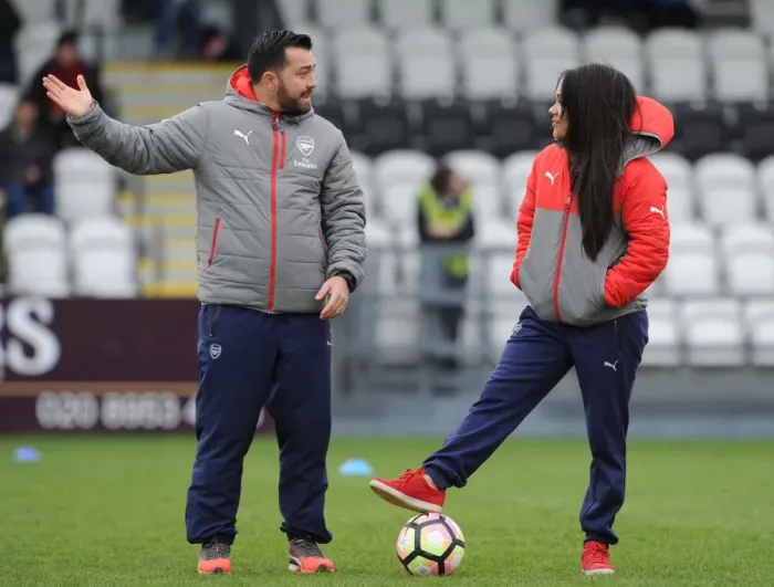Framed Print : Arsenal Ladies: Pedro Martinez Losa and Alex Scott Pre-Match Discussion Ahead of Arsenal Ladies vs. Tottenham Hotspur Ladies FA Cup 2017 Framed Print : Arsenal Ladies: Pedro Martinez Losa and Alex Scott Pre-Match Discussion Ahead of Arsenal Ladies vs. Tottenham Hotspur Ladies FA Cup 2017