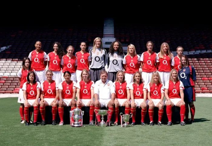 Framed Print : Arsenal Ladies Team Groups: Unity in Football