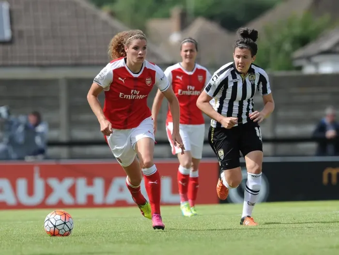 Framed Print : Arsenal Ladies Triumph Over Notts County 2-0: Dominique Janssen and Leanne Crichton Star in WSL Division One Showdown at Meadow Park Framed Print : Arsenal Ladies Triumph Over Notts County 2-0: Dominique Janssen and Leanne Crichton Star in WSL Division One Showdown at Meadow Park