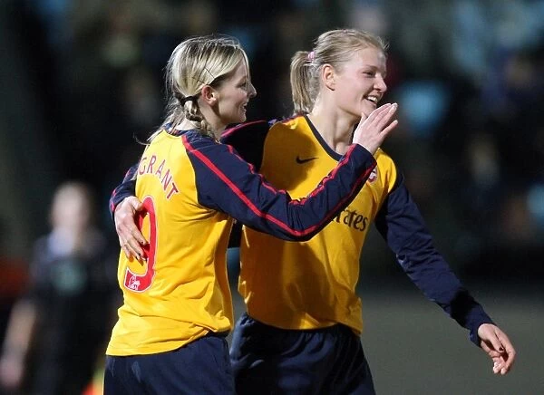 Arsenal Ladies Unstoppable Duo: Grant and Chapman Lead Historic 5-0 FA Premier League Cup Final Victory