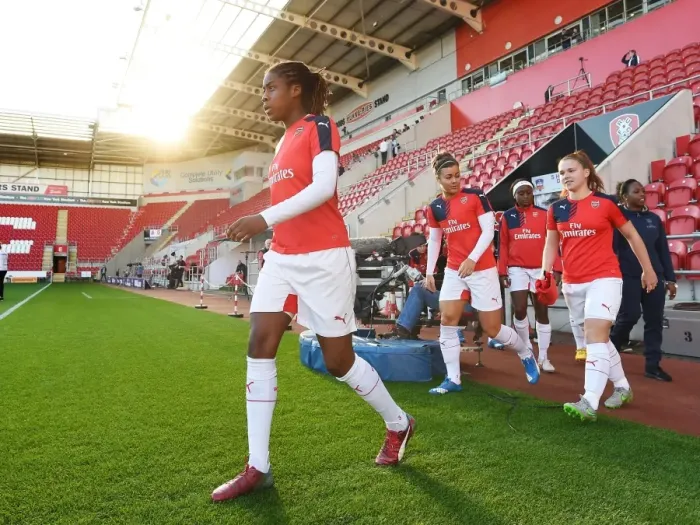 Framed Print : Arsenal Ladies v Notts County Ladies FA WSL Continental Cup Final 1 / 11 / 2015