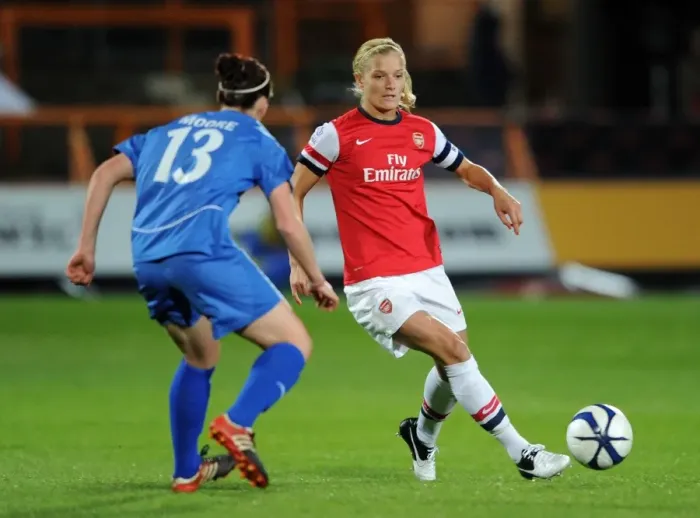 Framed Print : Arsenal Ladies vs. Birmingham City Ladies: WSL Continental Cup Final Showdown - Katie Chapman vs. Jade Moore