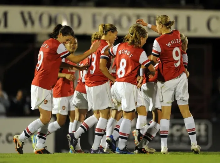 Framed Print : Arsenal Ladies vs. Bristol Academy: Smith Scores the Winner Framed Print : Arsenal Ladies vs. Bristol Academy: Smith Scores the Winner