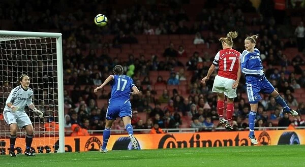 Arsenal Ladies vs. Chelsea LFC: Katie Chapman Scores Under Pressure