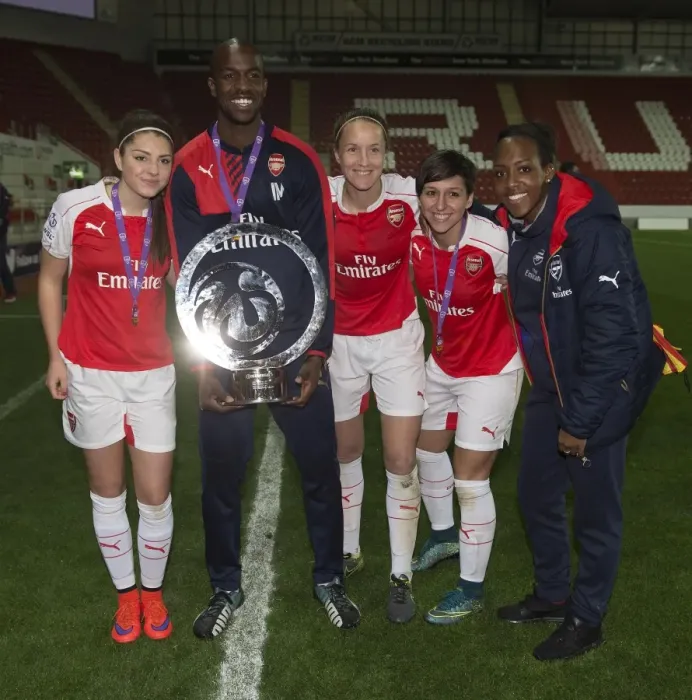 Framed Print : Arsenal Ladies vs Notts County Ladies: FA WSL Continental Cup Final (November 1, 2015)
