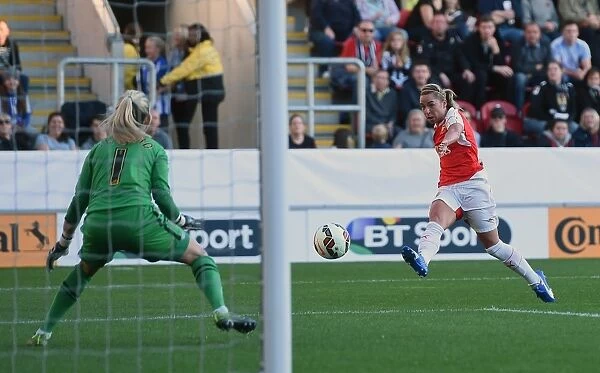 Arsenal Ladies Win FA WSL Continental Cup: Jordan Hobbs Scores Historic Goal Against Notts County (1 / 11 / 2015)