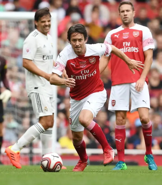 Framed Print : Arsenal Legend Rosicky Steals the Show against Real Madrid Legends Framed Print : Arsenal Legend Rosicky Steals the Show against Real Madrid Legends