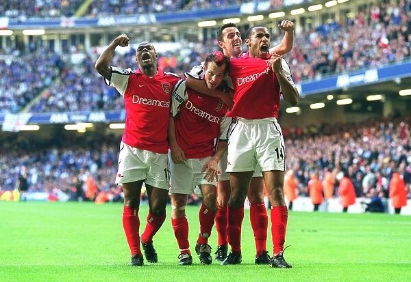 Arsenal Legends: Fredrik Ljungberg and Thierry Henry Celebrate 2002 FA Cup Final Goal Against Chelsea (Arsenal 2:0 Chelsea)