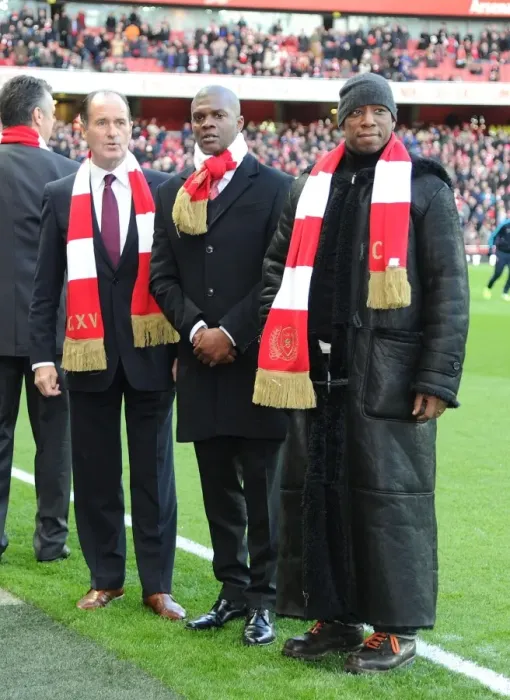 Framed Print : Arsenal Legends Reunited: George Graham, Paul Davis, and Ian Wright at Arsenal vs. Everton (2011-12) Framed Print : Arsenal Legends Reunited: George Graham, Paul Davis, and Ian Wright at Arsenal vs. Everton (2011-12)