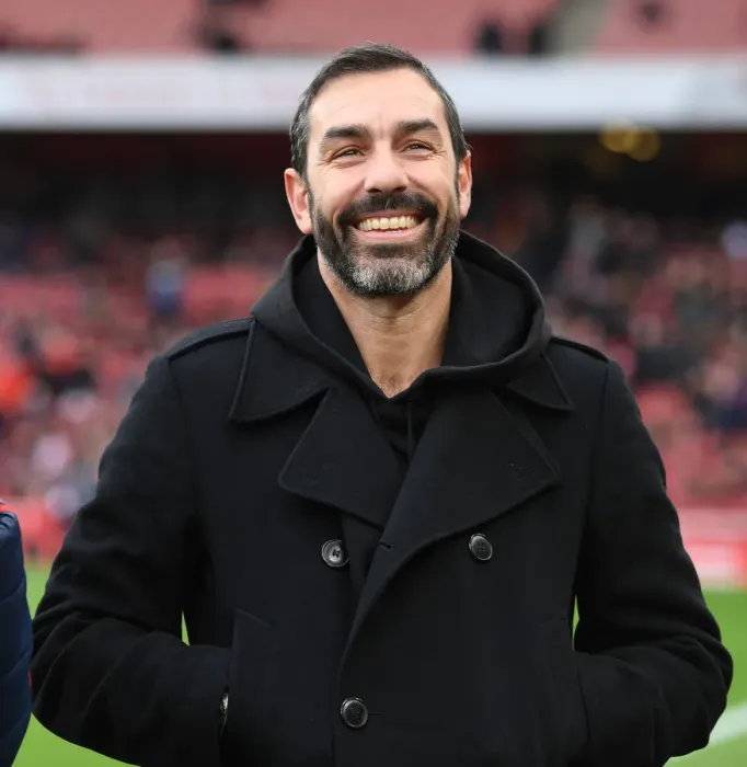 Framed Print : Arsenal Legends: Robert Pires at Arsenal vs West Ham United, Premier League 2019-2020