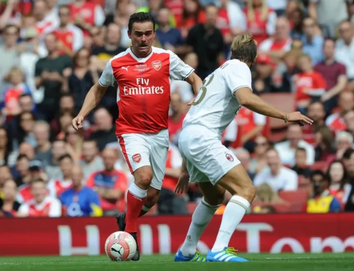 Framed Print : Arsenal Legends vs. Milan Glorie: A Battle of Football Legends at Emirates Stadium Framed Print : Arsenal Legends vs. Milan Glorie: A Battle of Football Legends at Emirates Stadium