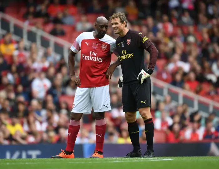 Framed Print : Arsenal Legends vs Real Madrid Legends: A Clash of Football Icons (2018-19)