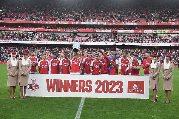 Arsenal Lift Emirates Cup: Martin Odegaard Leads Victory Over AS Monaco (2023-24)