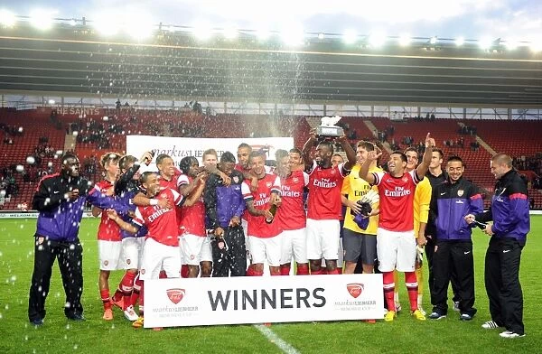 Arsenal Lifts Markus Liebherr Memorial Cup after Pre-Season Victory over Southampton (2012)