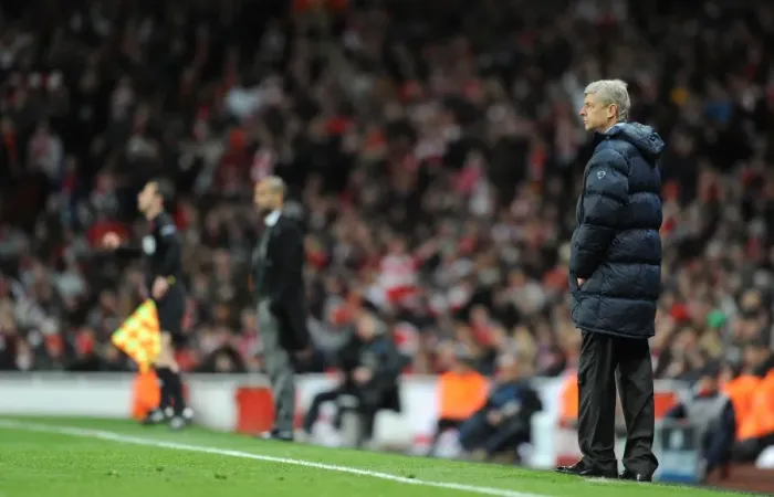 Framed Print : Arsenal manager Arsene Wenger. Arsenal 2: 2 Barcelona, UEFA Champions League Framed Print : Arsenal manager Arsene Wenger. Arsenal 2: 2 Barcelona, UEFA Champions League