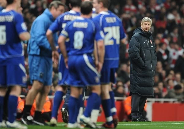 Arsenal manager Arsene Wenger. Arsenal 3: 0 Ipswich Town (3: 1 agg). Carling Cup Semi Final 2nd Leg