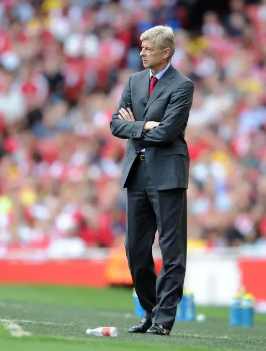 Framed Print : Arsenal manager Arsene Wenger. Arsenal 4: 1 Blackburn Rovers, Barclays Premier League