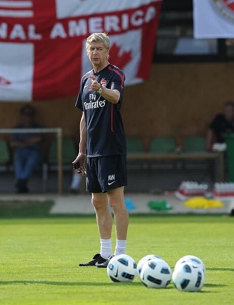 Arsenal manager Arsene Wenger. Arsenal Training Camp, Bad Waltersdorf, Austria, 23  /  7  /  2010