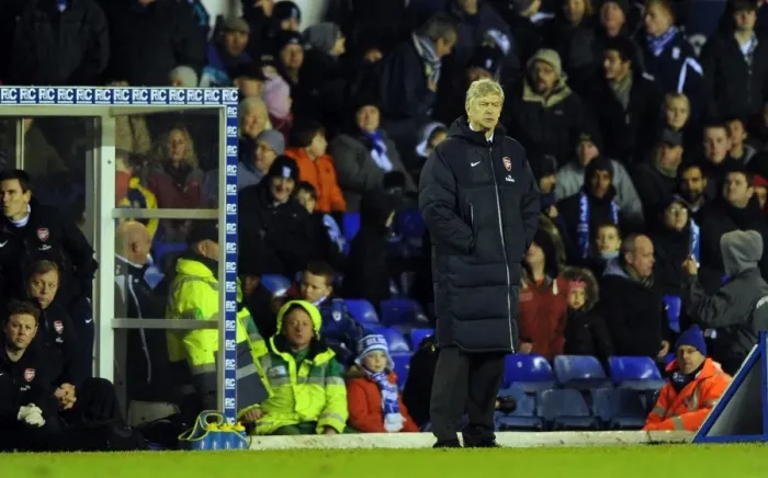 Framed Print : Arsenal manager Arsene Wenger. Birmingham City 0: 3 Arsenal, Barclays Premier League Framed Print : Arsenal manager Arsene Wenger. Birmingham City 0: 3 Arsenal, Barclays Premier League