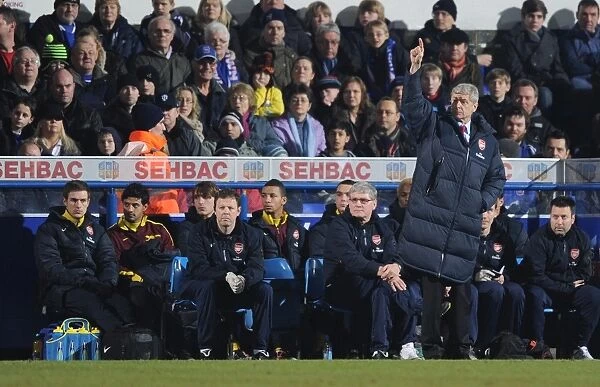 Arsenal manager Arsene Wenger. Ipswich Town 1: 0 Arsenal, Carling Cup Semi Final 1st Leg