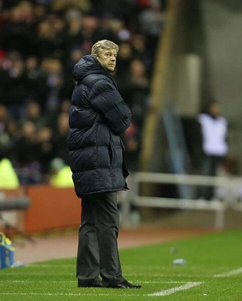 Arsenal manager Arsene Wenger. Sunderland 1: 0 Arsenal, Barclays Premier League