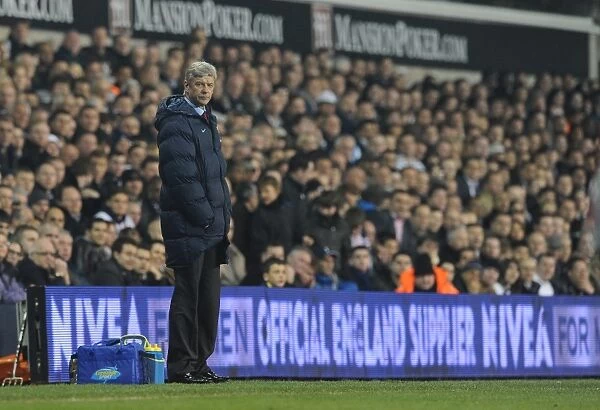 Arsenal manager Arsene Wenger. Tottenham Hotspur 2: 1 Arsenal, Barclays Premier League