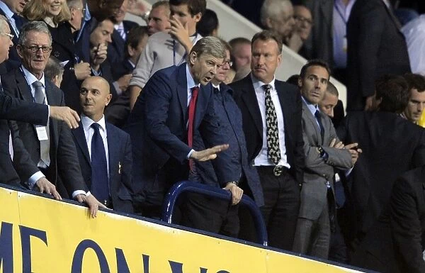 Arsenal manager Arsene Wenger. Tottenham Hotspur 1:4 Arsenal (aet). Carling Cup 3rd Round