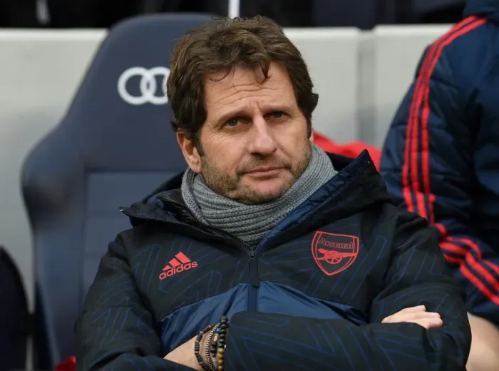 Framed Print : Arsenal Manager Joe Montemurro Prepares for Tottenham vs Arsenal FA WSL Showdown