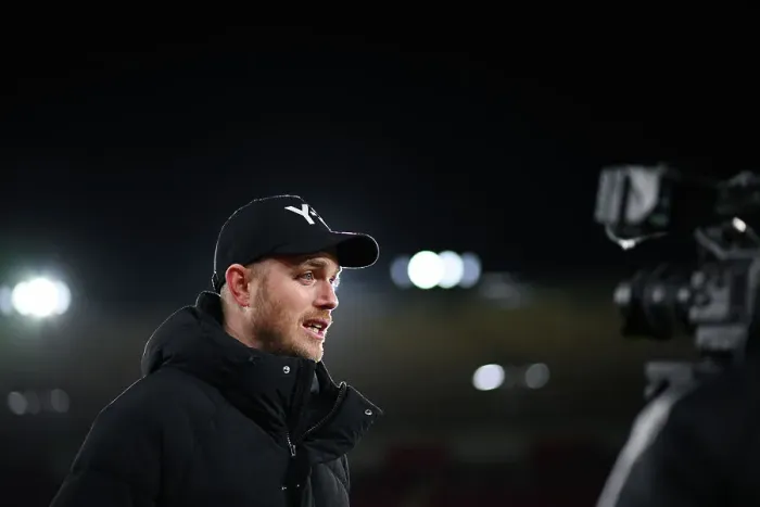 Framed Print : Arsenal Manager Jonas Eidevall Addresses Media After Southampton vs Arsenal FA Women's Continental Tyres League Cup Match Framed Print : Arsenal Manager Jonas Eidevall Addresses Media After Southampton vs Arsenal FA Women's Continental Tyres League Cup Match