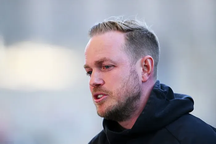 Framed Print : Arsenal Manager Jonas Eidevall Pre-Match Press Conference vs Manchester United (FA Women's Super League, 2022-23) Framed Print : Arsenal Manager Jonas Eidevall Pre-Match Press Conference vs Manchester United (FA Women's Super League, 2022-23)