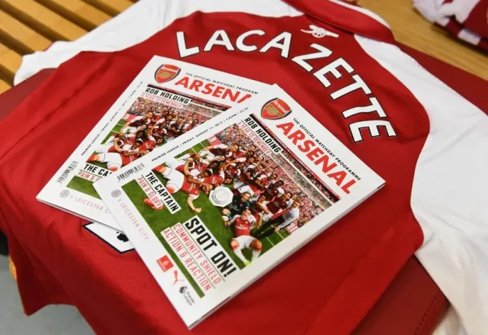 Arsenal Matchday Programme Print (2017-18). Art Prints, Posters
