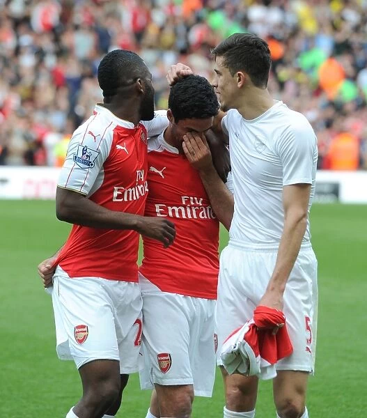 Arsenal: Mikel Arteta's Emotional Victory Celebration with Team (2015-16)