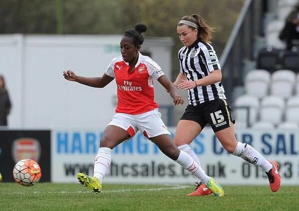Arsenal and Notts County Ladies Battle in FA Cup Quarterfinals: A Thrilling Penalty Shootout Between Danielle Carter and Amy Turner