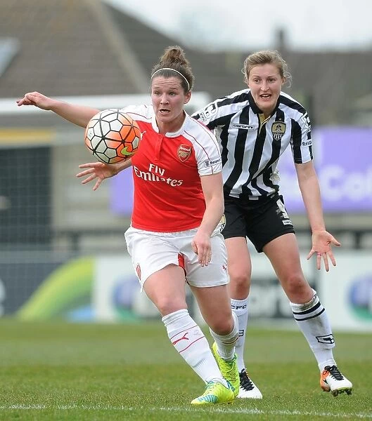 Arsenal and Notts County Ladies Battle in FA Cup Quarterfinals: Mitchell's Penalty Heroics Secure Arsenal's Victory (2-2)