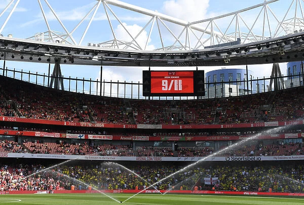 Arsenal Pays Tribute: 9 / 11 Victims Honored Before Arsenal vs. Norwich City, 2021-22 Premier League