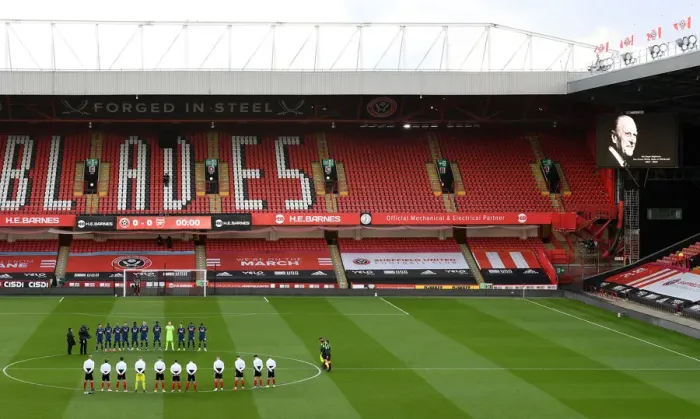 Framed Print : Arsenal Pays Tribute: Premier League Match Paused for Prince Philip's Memory (Sheffield United vs. Arsenal, 2021)