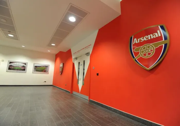 Framed Print : Arsenal Players Entrance: Arsenal vs. West Bromwich Albion, Premier League 2015-16