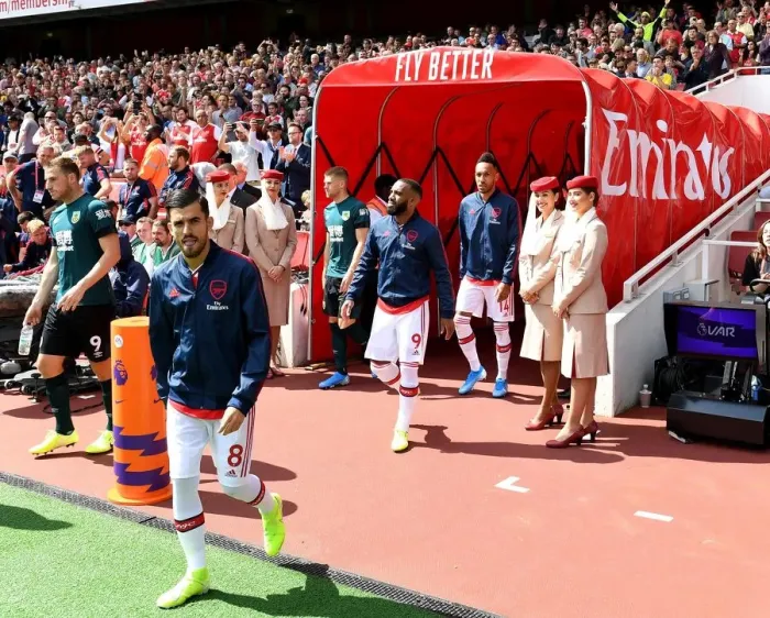 Framed Print : Arsenal Players Gather in Tunnel Before Arsenal v Burnley Premier League Clash at Emirates Stadium Framed Print : Arsenal Players Gather in Tunnel Before Arsenal v Burnley Premier League Clash at Emirates Stadium