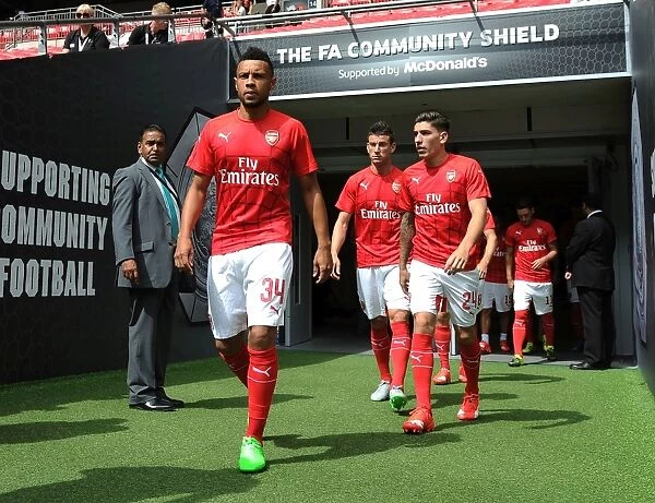 Arsenal Players Gear Up for FA Community Shield Clash Against Chelsea