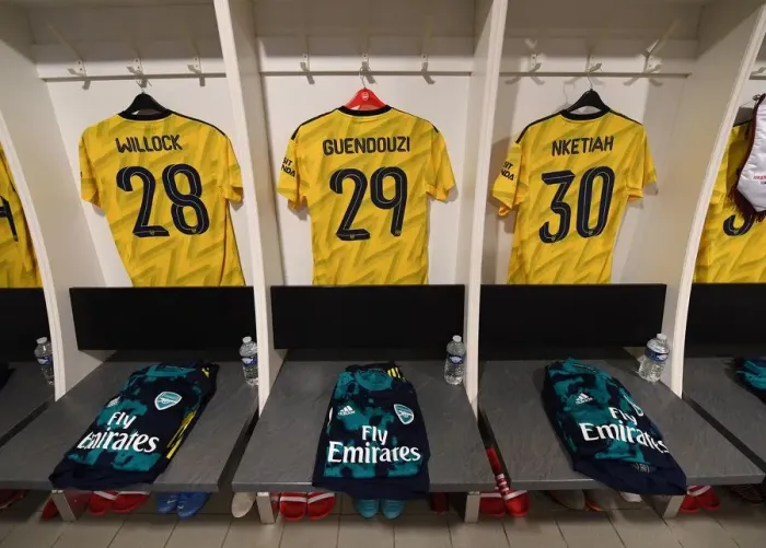 Framed Print : Arsenal Players Get Ready for Angers Friendly: Gunners Gear Up at Stade Raymond Kopa