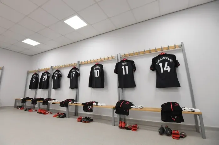 Framed Print : Arsenal: Pre-Match Preparations in the Changing Room (Brighton & Hove Albion vs Arsenal, Premier League) Framed Print : Arsenal: Pre-Match Preparations in the Changing Room (Brighton & Hove Albion vs Arsenal, Premier League)