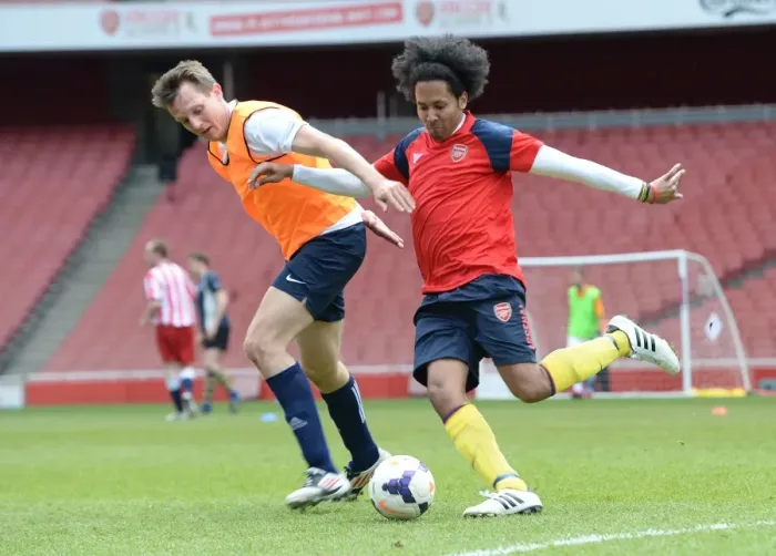 Framed Print : Arsenal Retail Football Tournament at Emirates Stadium, May 15, 2014