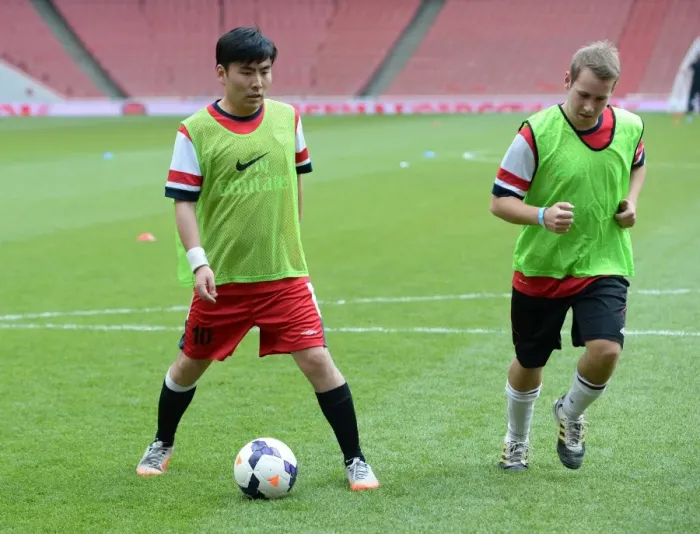 Framed Print : Arsenal Retail Football Tournament at Emirates Stadium, May 15, 2014