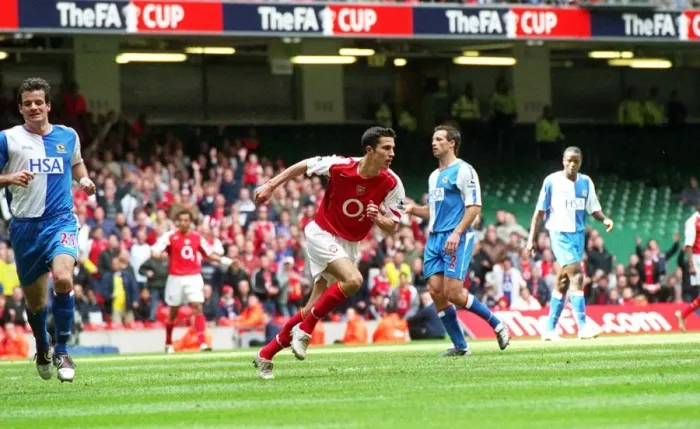 Framed Print : (Arsenal) (Rovers). Arsenal 3: 0 Blackburn Rovers. FA Cup Semi Final