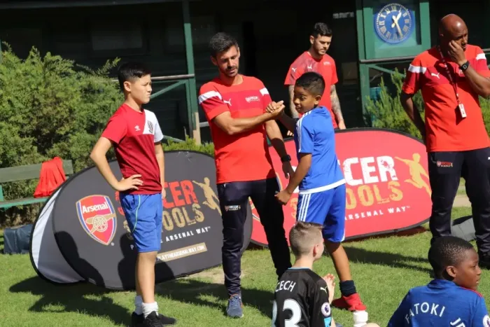 Framed Print : Arsenal Soccer School 2017: Train at Arsenal Football Club's Residential Camp